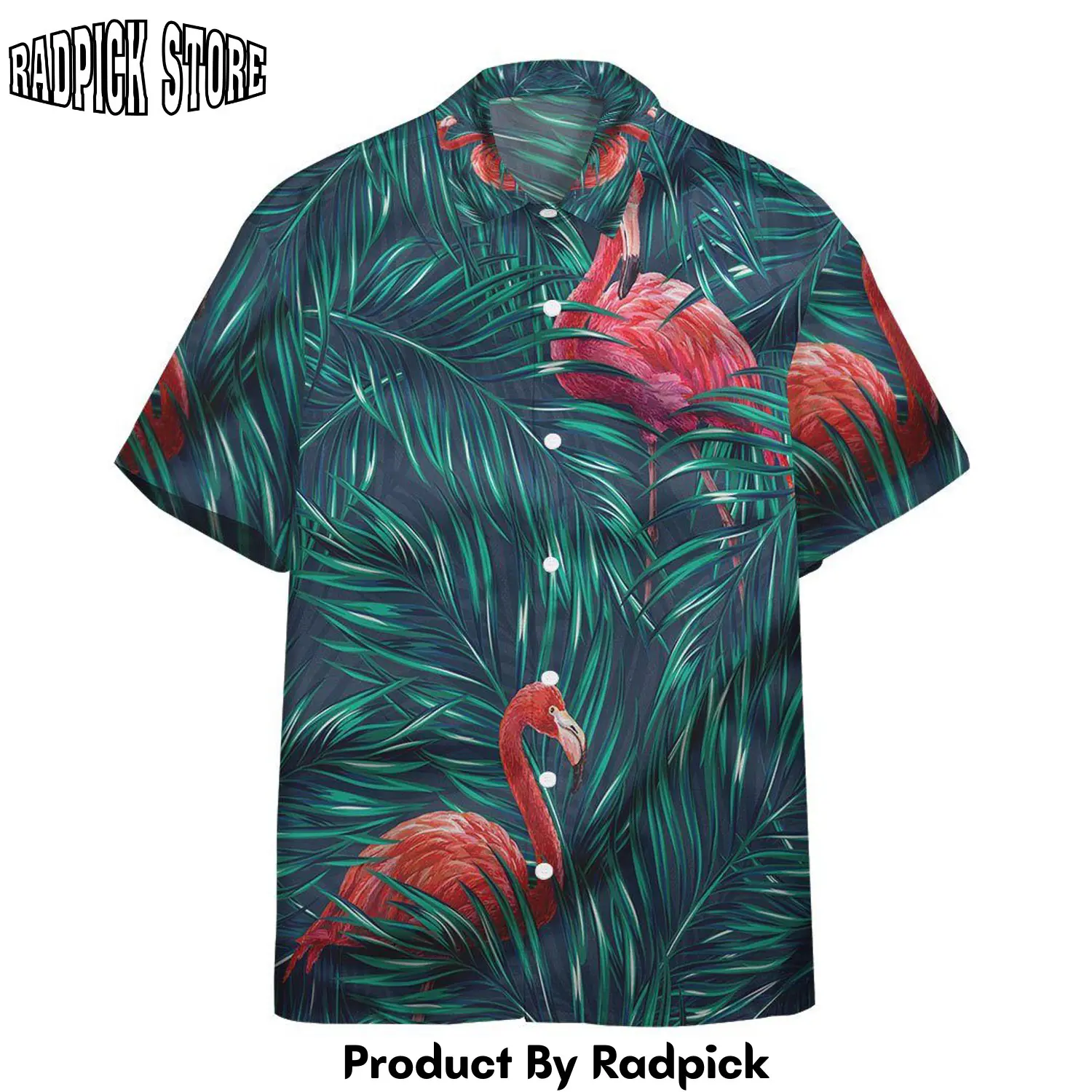 Radpick 3d flamingo tropical custom hawaii shirt rp292815